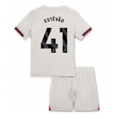 Chelsea Estevao Willian #41 Uit tenue Kids 2025-26 Korte Mouwen (+ broek)