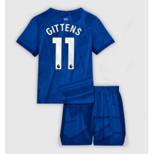 Chelsea Jamie Gittens #11 Thuis tenue Kids 2025-26 Korte Mouwen (+ broek)