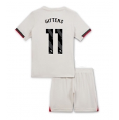 Chelsea Jamie Gittens #11 Uit tenue Kids 2025-26 Korte Mouwen (+ broek)
