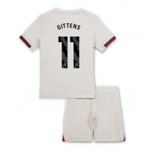 Chelsea Jamie Gittens #11 Uit tenue Kids 2025-26 Korte Mouwen (+ broek)