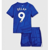 Chelsea Liam Delap #9 Thuis tenue Kids 2025-26 Korte Mouwen (+ broek)