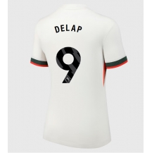 Chelsea Liam Delap #9 Uit tenue Dames 2025-26 Korte Mouwen