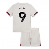 Chelsea Liam Delap #9 Uit tenue Kids 2025-26 Korte Mouwen (+ broek)