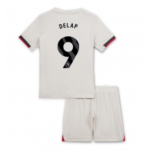 Chelsea Liam Delap #9 Uit tenue Kids 2025-26 Korte Mouwen (+ broek)