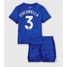 Chelsea Marc Cucurella #3 Thuis tenue Kids 2025-26 Korte Mouwen (+ broek)