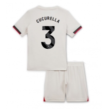 Chelsea Marc Cucurella #3 Uit tenue Kids 2025-26 Korte Mouwen (+ broek)