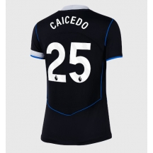 Chelsea Moises Caicedo #25 Derde tenue Dames 2025-26 Korte Mouwen