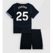 Chelsea Moises Caicedo #25 Derde tenue Kids 2025-26 Korte Mouwen (+ broek)