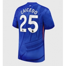 Chelsea Moises Caicedo #25 Thuis tenue 2025-26 Korte Mouwen