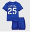 Chelsea Moises Caicedo #25 Thuis tenue Kids 2025-26 Korte Mouwen (+ broek)