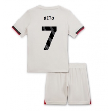 Chelsea Pedro Neto #7 Uit tenue Kids 2025-26 Korte Mouwen (+ broek)