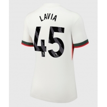 Chelsea Romeo Lavia #45 Uit tenue Dames 2025-26 Korte Mouwen