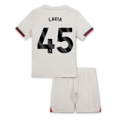 Chelsea Romeo Lavia #45 Uit tenue Kids 2025-26 Korte Mouwen (+ broek)