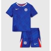 Chelsea Thuis tenue Kids 2025-26 Korte Mouwen (+ broek)