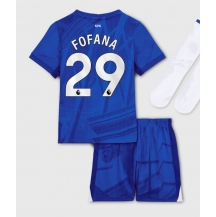 Chelsea Wesley Fofana #29 Thuis tenue Kids 2025-26 Korte Mouwen (+ broek)