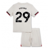Chelsea Wesley Fofana #29 Uit tenue Kids 2025-26 Korte Mouwen (+ broek)