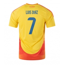 Colombia Luis Diaz #7 Thuis tenue Copa America 2024 Korte Mouwen