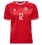 Denemarken Kasper Dolberg #12 Thuis tenue EK 2024 Korte Mouwen