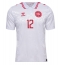 Denemarken Kasper Dolberg #12 Uit tenue EK 2024 Korte Mouwen