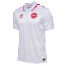 Denemarken Uit tenue EK 2024 Korte Mouwen