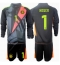 Duitsland Manuel Neuer #1 Keeper Thuis tenue Kids EK 2024 Lange Mouwen (+ broek)