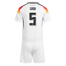 Duitsland Pascal Gross #5 Thuis tenue Kids EK 2024 Korte Mouwen (+ broek)