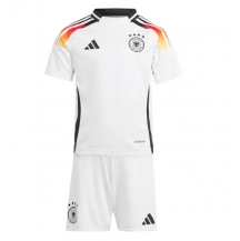 Duitsland Thuis tenue Kids EK 2024 Korte Mouwen (+ broek)