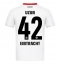 Eintracht Frankfurt Can Uzun #42 Uit tenue 2025-26 Korte Mouwen