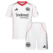 Eintracht Frankfurt Uit tenue Kids 2025-26 Korte Mouwen (+ broek)