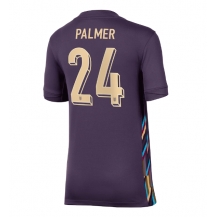 Engeland Cole Palmer #24 Uit tenue Dames EK 2024 Korte Mouwen
