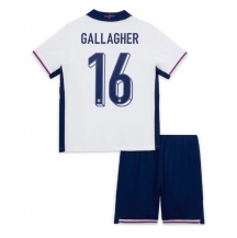 Engeland Conor Gallagher #16 Thuis tenue Kids EK 2024 Korte Mouwen (+ broek)