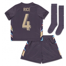 Engeland Declan Rice #4 Uit tenue Kids EK 2024 Korte Mouwen (+ broek)
