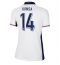 Engeland Ezri Konsa #14 Thuis tenue Dames EK 2024 Korte Mouwen