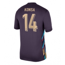 Engeland Ezri Konsa #14 Uit tenue EK 2024 Korte Mouwen