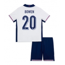 Engeland Jarrod Bowen #20 Thuis tenue Kids EK 2024 Korte Mouwen (+ broek)