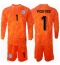 Engeland Jordan Pickford #1 Keeper Thuis tenue Kids EK 2024 Lange Mouwen (+ broek)