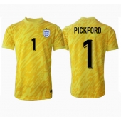 Engeland Jordan Pickford #1 Keeper Uit tenue EK 2024 Korte Mouwen