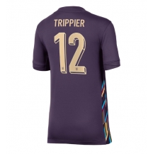 Engeland Kieran Trippier #12 Uit tenue Dames EK 2024 Korte Mouwen