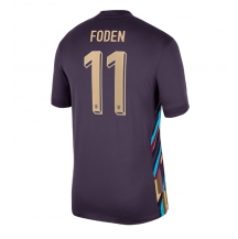 Engeland Phil Foden #11 Uit tenue EK 2024 Korte Mouwen