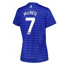 Everton Dwight McNeil #7 Thuis tenue Dames 2025-26 Korte Mouwen
