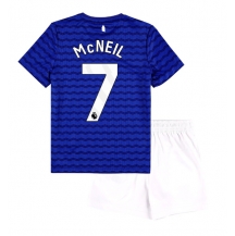 Everton Dwight McNeil #7 Thuis tenue Kids 2025-26 Korte Mouwen (+ broek)