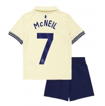 Everton Dwight McNeil #7 Uit tenue Kids 2025-26 Korte Mouwen (+ broek)