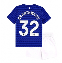 Everton Jarrad Branthwaite #32 Thuis tenue Kids 2025-26 Korte Mouwen (+ broek)
