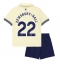 Everton Kiernan Dewsbury-Hall #22 Uit tenue Kids 2025-26 Korte Mouwen (+ broek)