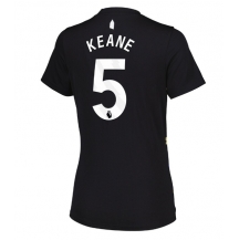 Everton Michael Keane #5 Derde tenue Dames 2025-26 Korte Mouwen