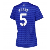 Everton Michael Keane #5 Thuis tenue Dames 2025-26 Korte Mouwen