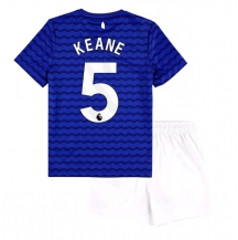 Everton Michael Keane #5 Thuis tenue Kids 2025-26 Korte Mouwen (+ broek)