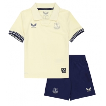 Everton Uit tenue Kids 2025-26 Korte Mouwen (+ broek)