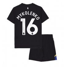 Everton Vitaliy Mykolenko #16 Derde tenue Kids 2025-26 Korte Mouwen (+ broek)