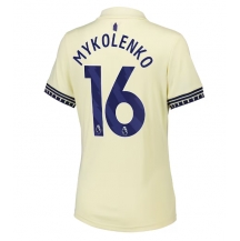 Everton Vitaliy Mykolenko #16 Uit tenue Dames 2025-26 Korte Mouwen